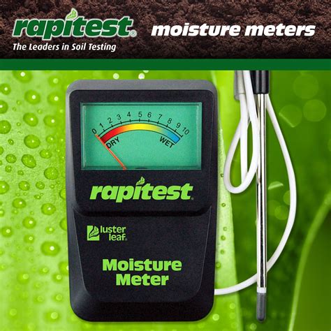 rapitest digital moisture meter chart